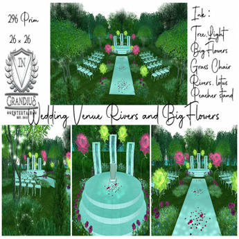 Second Life Marketplace - Wedding Venue Rivers and Big Flowers